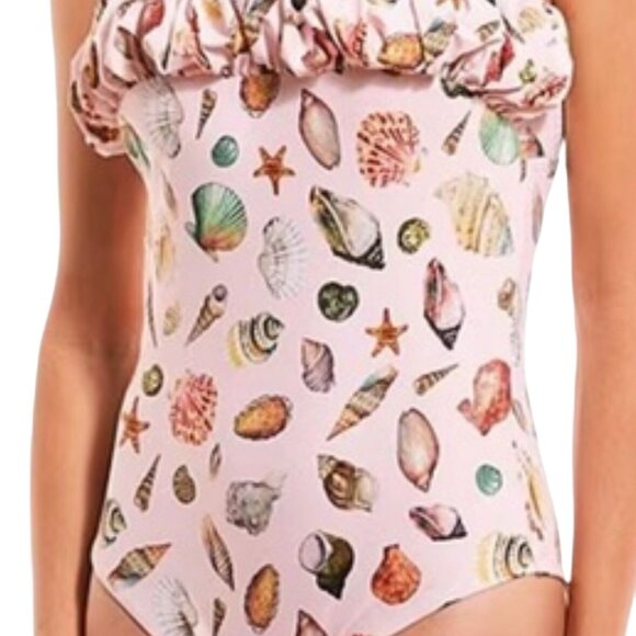 ANTONIO MELANI X Jennifer Sumko Beach Shells Swimsuit Sz XL NEW New with tags - Picture 3 of 3
